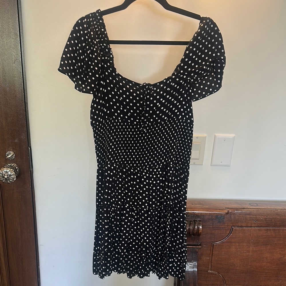 Cleobella Black and White Flutter Sleeve Sundress